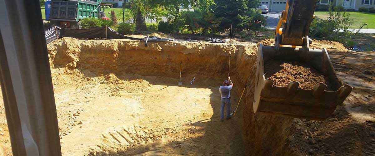 Foundation Excavation and Preparation - New Construction or Additions