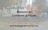 Reasons to Condemn a House