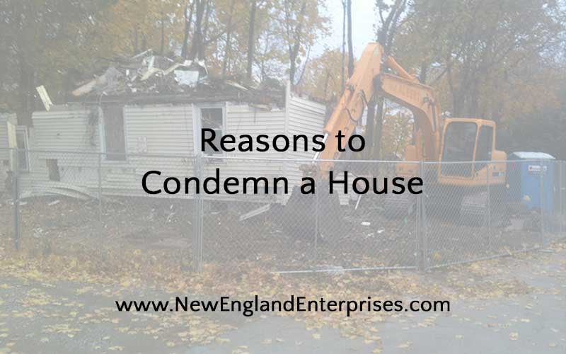 Reasons to Condemn a House
