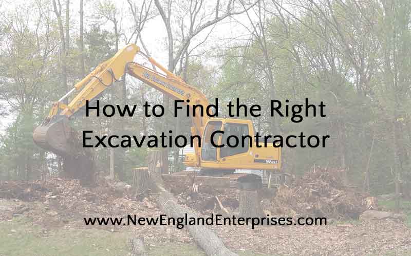 How to Find the Right Excavation Contractor