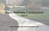 Front Walkway Construction