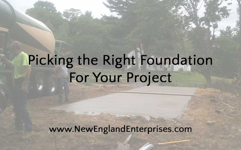 Picking the Right Foundation For Your Project