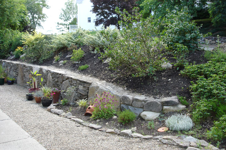 Garden Retaining Wall
